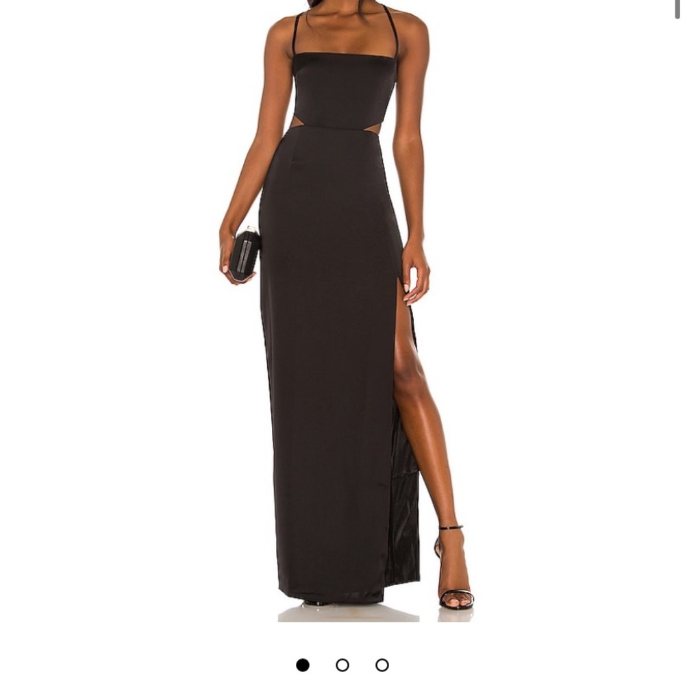 Revolve - XS Nookie Stella cut out gown in black